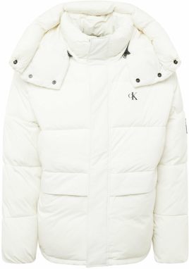 Calvin Klein Jeans Zimná bunda  biela