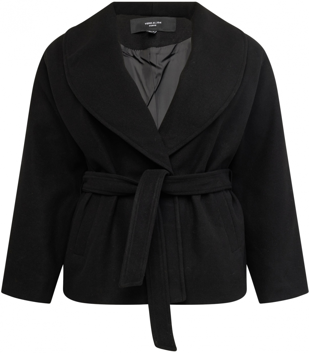 Vero Moda Curve Prechodný kabát 'ANNE'  čierna
