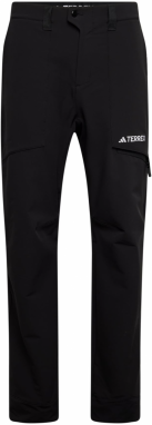 ADIDAS TERREX Outdoorové nohavice 'Xperior'  čierna / biela