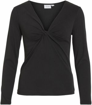 VILA Tričko  čierna