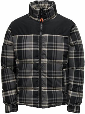 Only & Sons Prechodná bunda 'OWEN'  krémová / sivá melírovaná / čierna