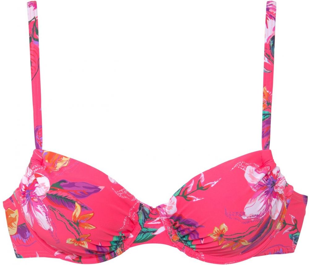 LASCANA Bikinový top  zmiešané farby / ružová