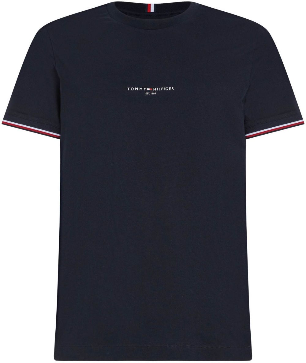 TOMMY HILFIGER Tričko  námornícka modrá / červená / biela