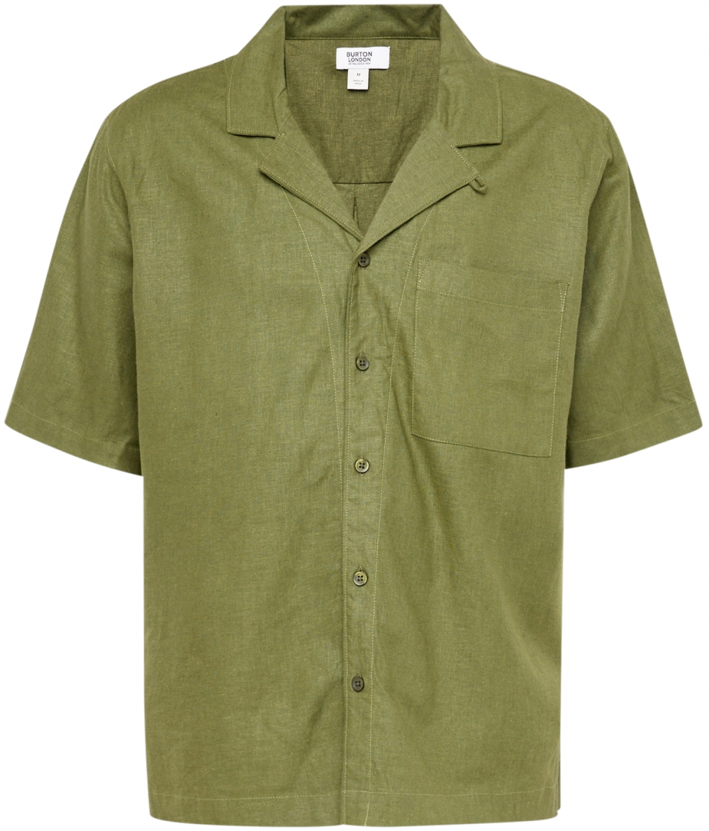 BURTON MENSWEAR LONDON Košeľa  kaki
