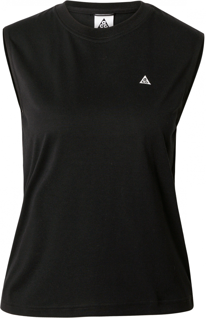 Nike Sportswear Top  čierna / biela