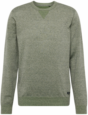 BLEND Sveter 'Bruton'  zelená / čierna