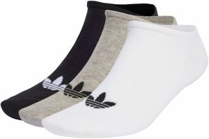 ADIDAS ORIGINALS Ponožky 'Trefoil Liner'  sivá / čierna / biela