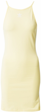 ADIDAS ORIGINALS Letné šaty 'Adicolor Classics Summer'  pastelovo žltá / biela