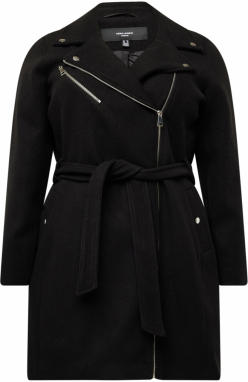 Vero Moda Curve Prechodný kabát 'POP'  čierna