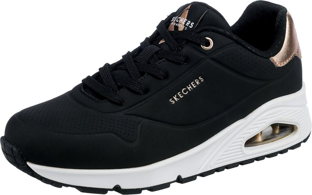 SKECHERS Nízke tenisky 'Uno - Golden Air'  zlatá / čierna