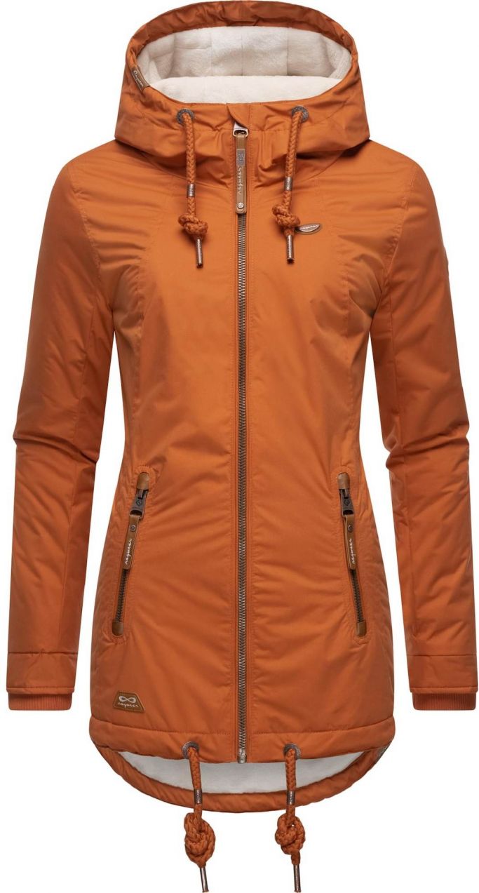 Ragwear Zimná bunda 'Zuzka'  okrová