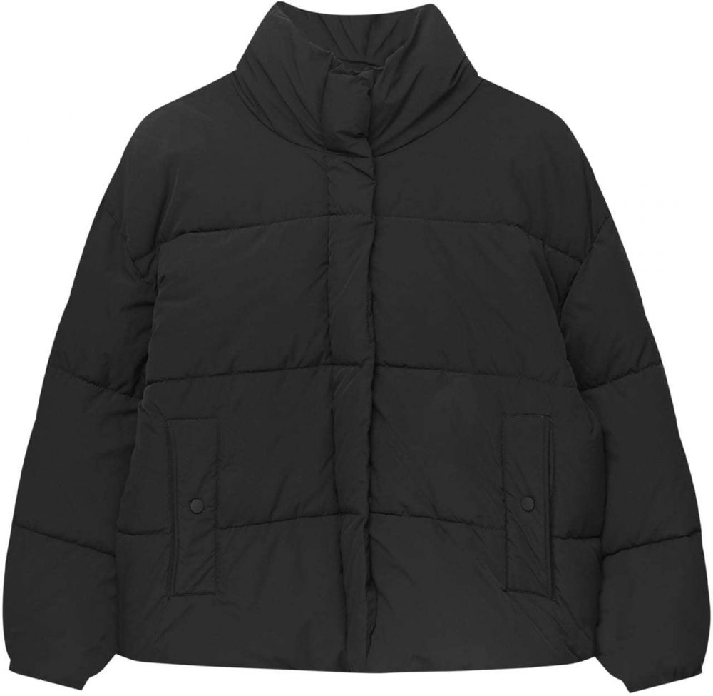 Pull&Bear Prechodná bunda  čierna