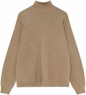 Pull&Bear Sveter  tmavobéžová