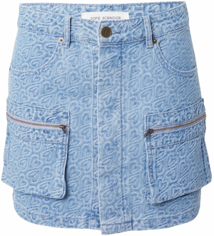 Sofie Schnoor Sukňa  modrá denim / svetlomodrá