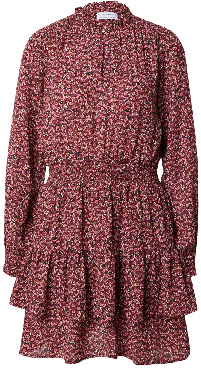 Lindex Šaty 'Diana'  staroružová / tmavoružová / čierna / biela