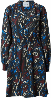 minus Šaty 'Mabel'  modrá / hnedá / čierna / biela