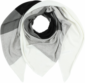 ABOUT YOU Šál  sivá / čierna / biela
