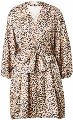 Molly BRACKEN Šaty  krémová / brokátová / kaki / čierna