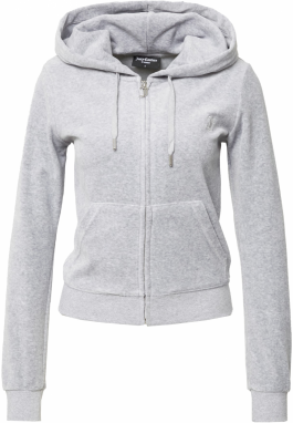 Juicy Couture Tepláková bunda 'ROBERTSON'  sivá