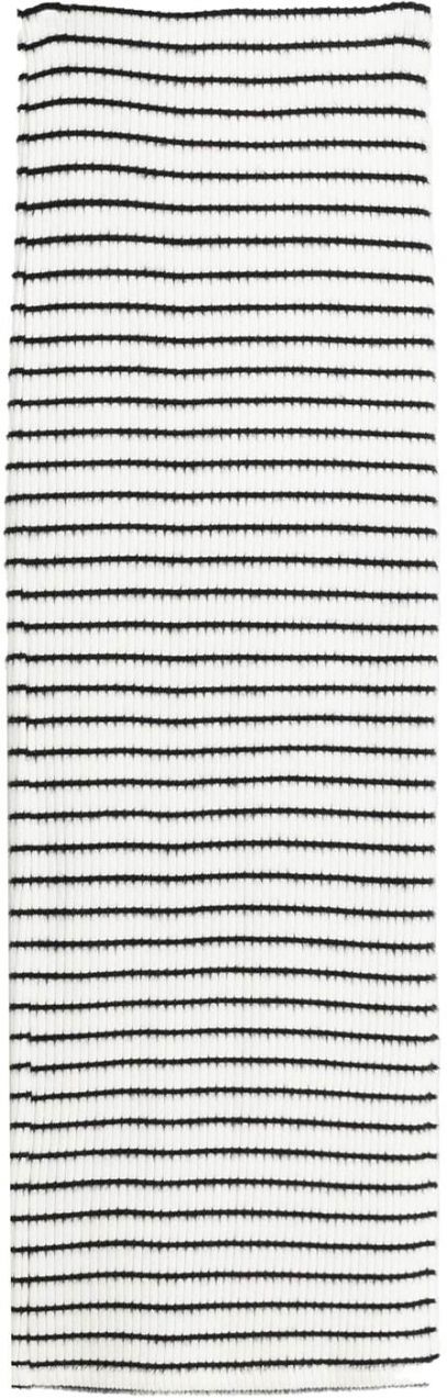 Bershka Sukňa  nebielená / čierna