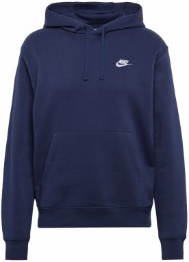 Nike Sportswear Mikina 'Club Fleece'  tmavomodrá / biela