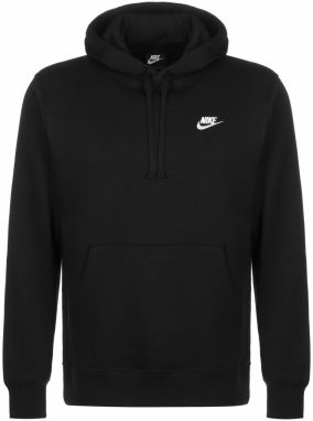 Nike Sportswear Mikina 'Club Fleece'  čierna / biela