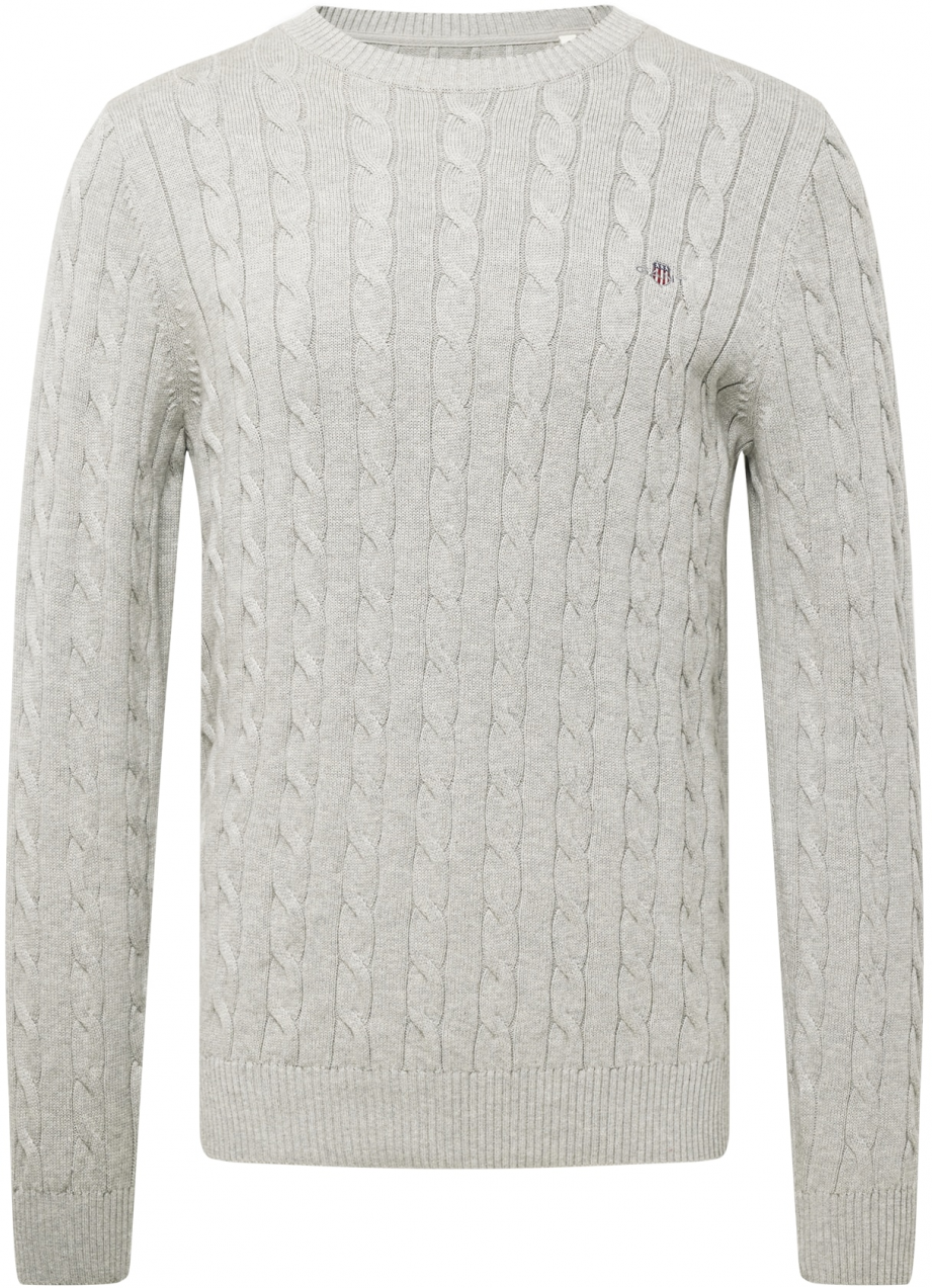 GANT Sveter  sivá melírovaná