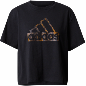 ADIDAS SPORTSWEAR Funkčné tričko 'Reptile Badge of Sport Graphic'  oranžová / čierna
