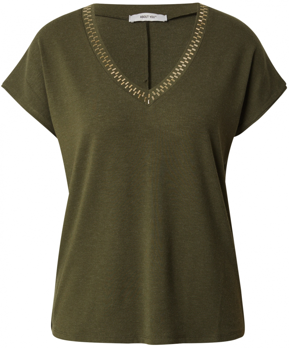 ABOUT YOU Tričko 'Jocelyn '  kaki