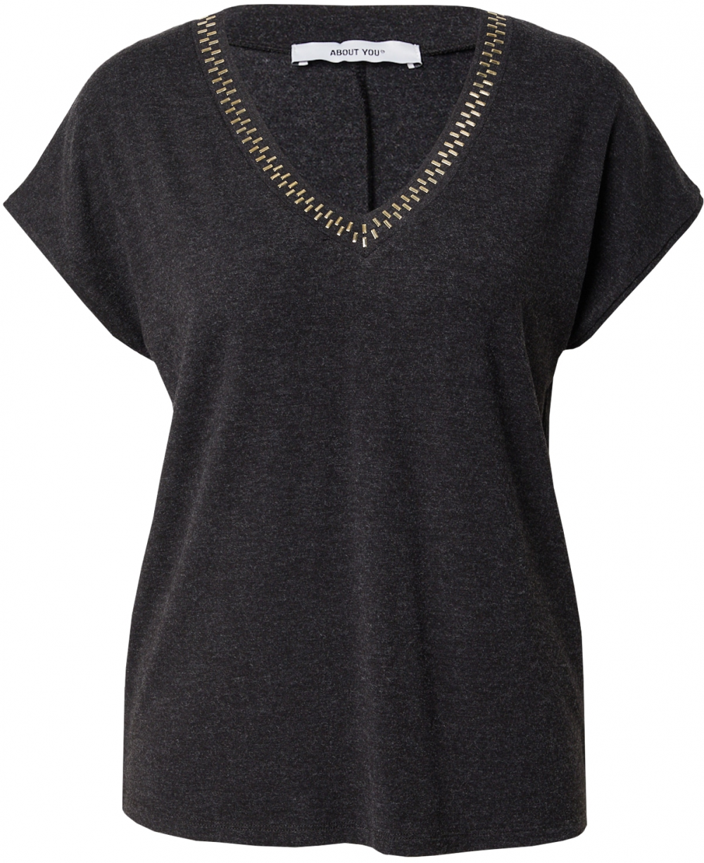 ABOUT YOU Tričko 'Jocelyn'  tmavosivá