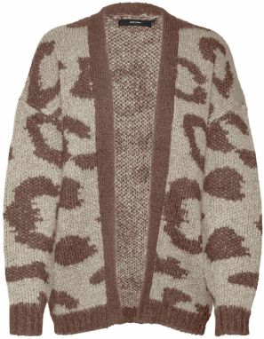 VERO MODA Kardigán 'ZELMA'  tmavošedá / kamenná