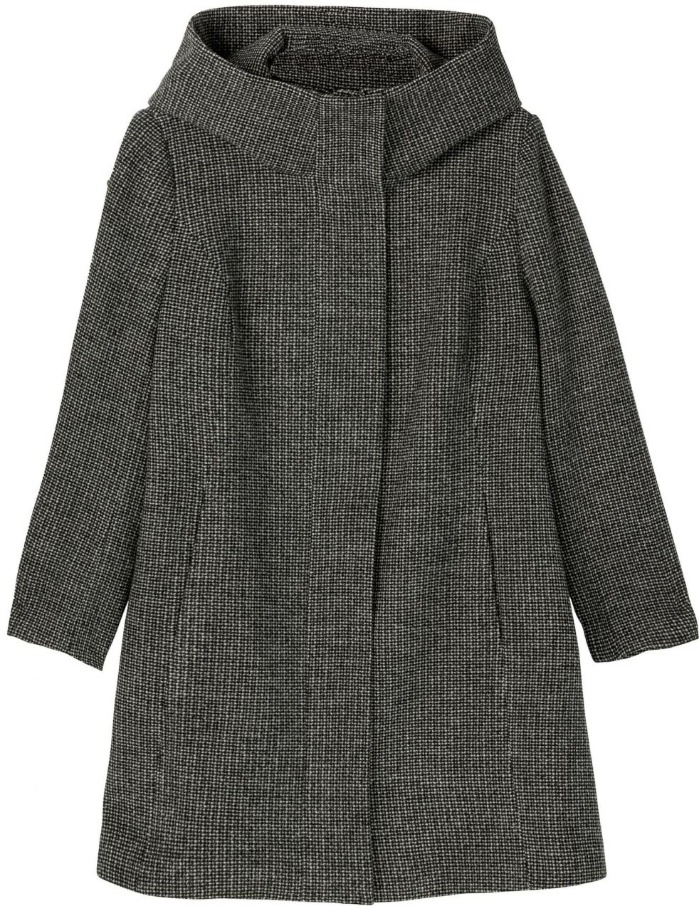 SHEEGO Prechodný kabát  čierna / biela