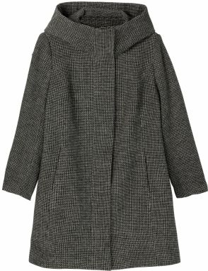 SHEEGO Prechodný kabát  čierna / biela