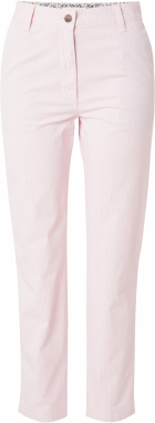 Marks & Spencer Chino nohavice  pastelovo ružová / biela