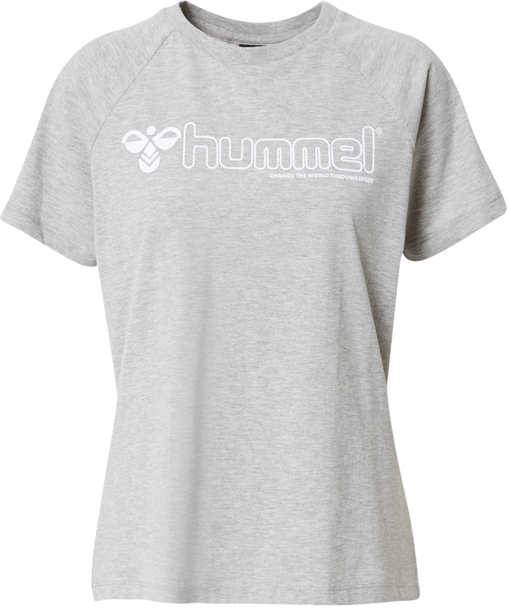 Hummel Funkčné tričko 'Noni 2.0'  sivá / biela