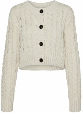 VERO MODA Kardigán 'MITZI'  krémová