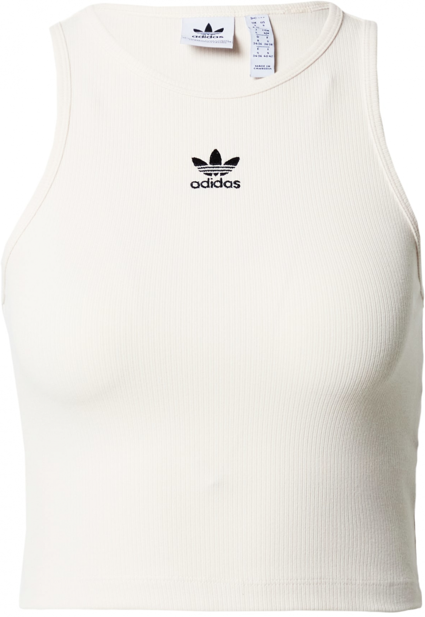 ADIDAS ORIGINALS Top 'Essentials'  čierna / prírodná biela