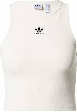ADIDAS ORIGINALS Top 'Essentials'  čierna / prírodná biela