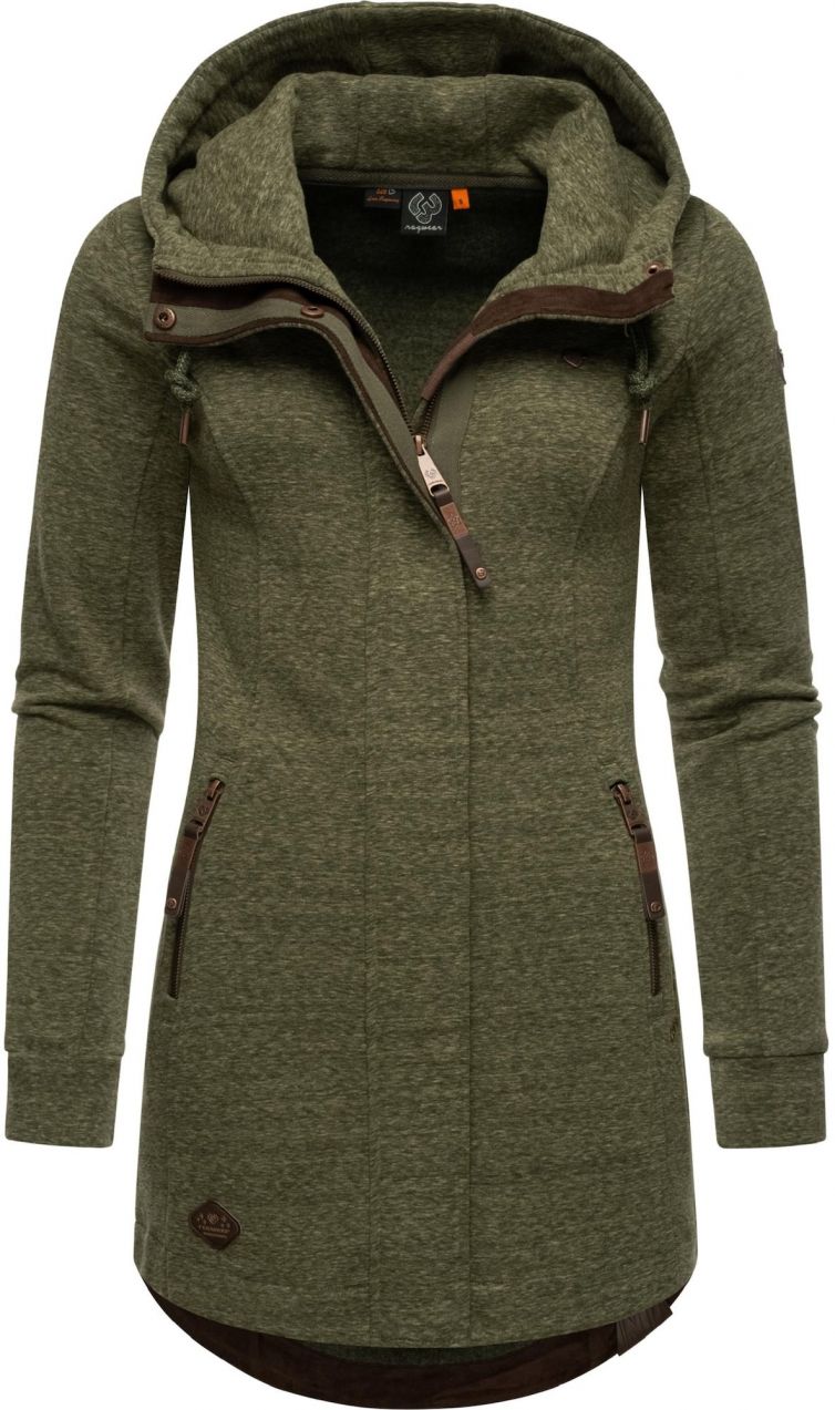 Ragwear Tepláková bunda 'Letty'  tmavozelená