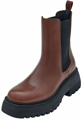 EDITED Členkové čižmy 'Unnea'  hnedá