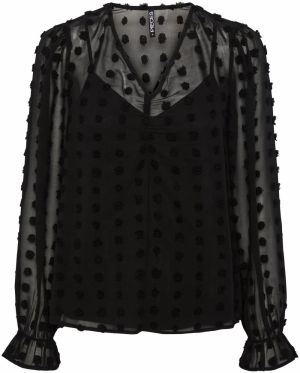 PIECES Blúzka 'Symma'  čierna