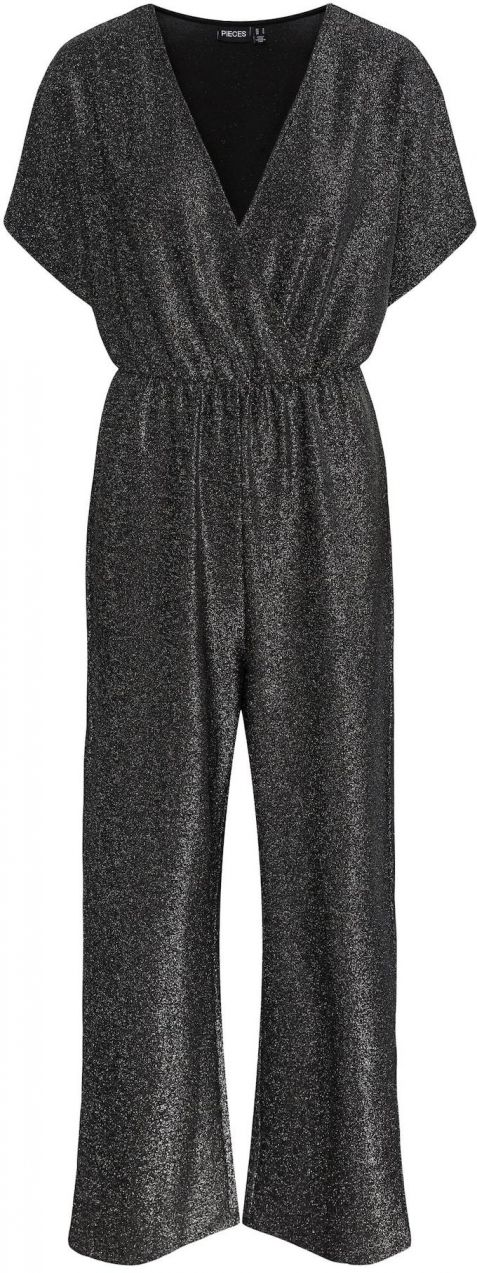 PIECES Overal 'Serina'  antracitová / strieborná