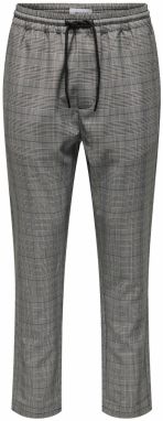 Only & Sons Nohavice 'LINUS'  sivá / čierna / biela