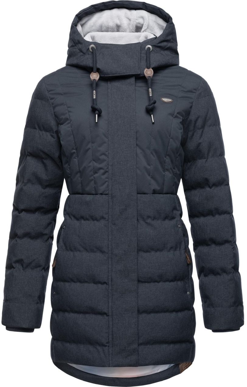 Ragwear Zimná parka 'Ashanta'  námornícka modrá / svetlosivá
