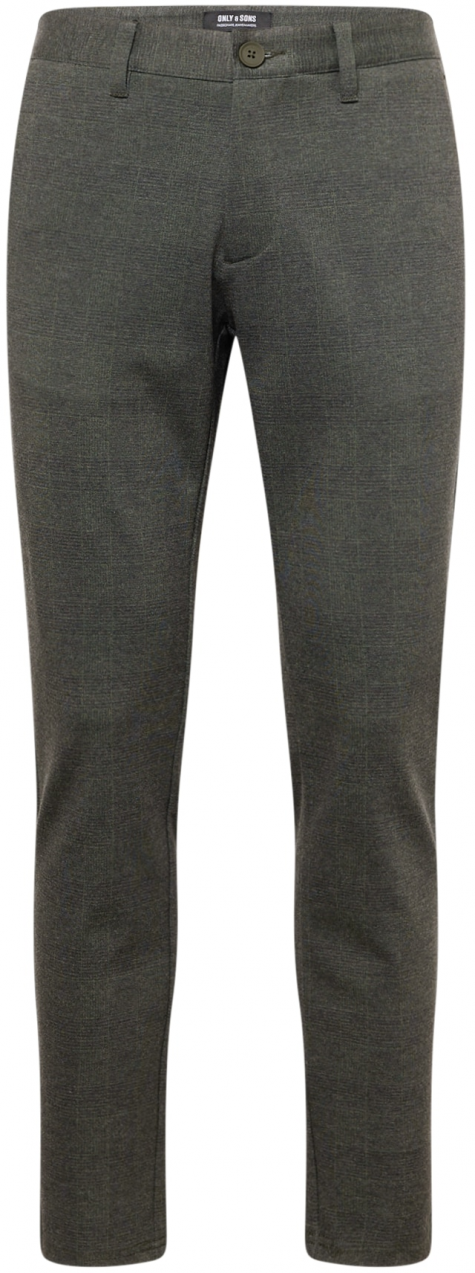 Only & Sons Chino nohavice 'Mark'  sivá / olivová