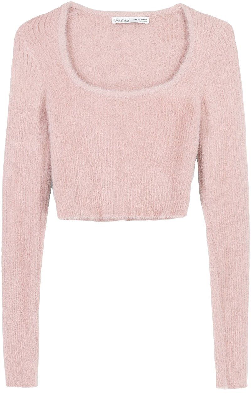 Bershka Sveter  ružová