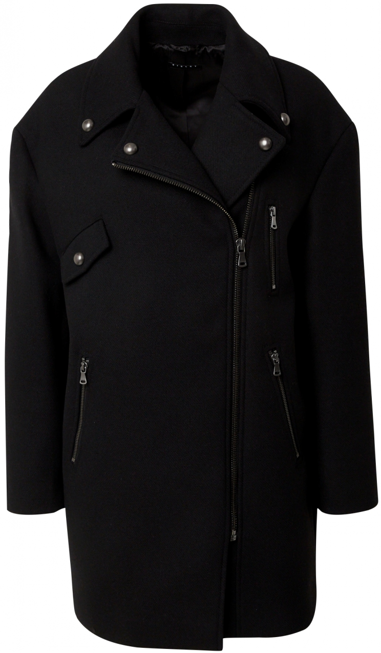 Sisley Prechodný kabát  čierna