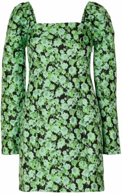 SELECTED FEMME Šaty 'Natalie'  zelená / svetlozelená / čierna