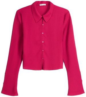 Bershka Blúzka  fuksia