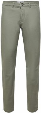 SELECTED HOMME Chino nohavice 'Miles Flex'  kaki